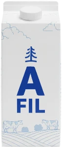 En förpackning med A-fil