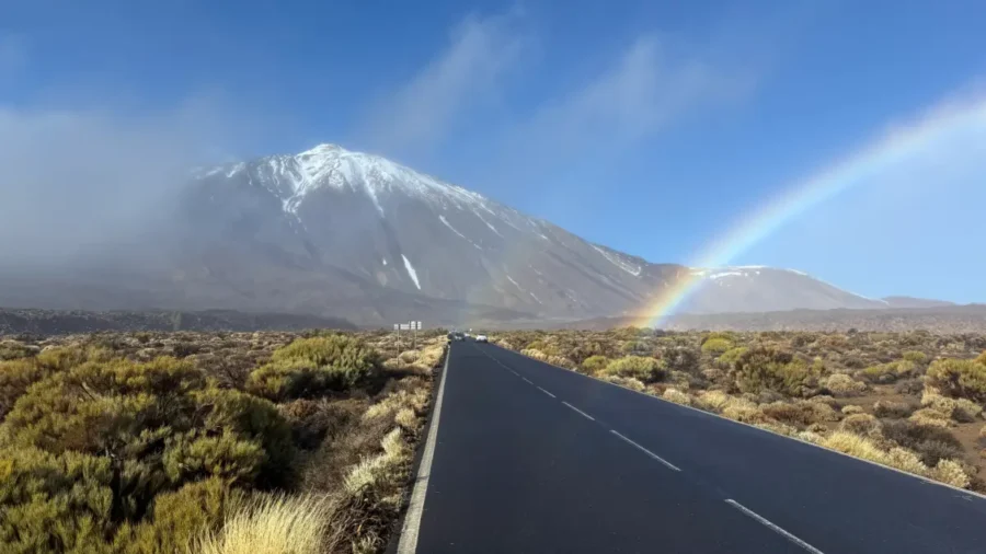 Teide, Sea to Summit. Så här vackert är det när man kommit upp.
