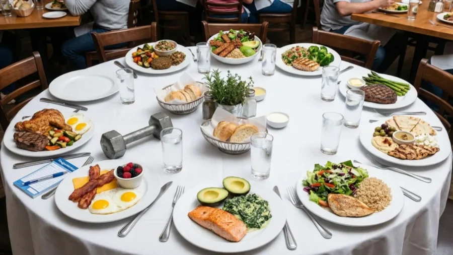 Vilken diet passar dig bäst? Ett bord är uppdukat med 11 olika alternativ.