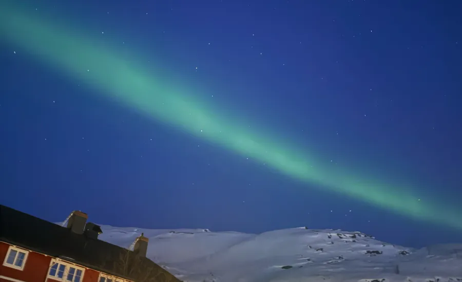 Norrsken i Riksgränsen
