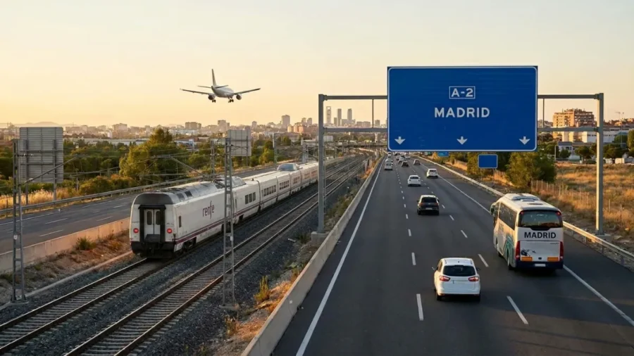 Hur kan man resa miljövänligt till Madrid? Buss, tåg, bil eller flyg?
