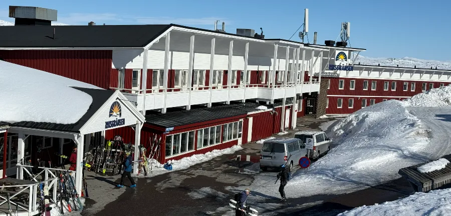Hotellet i riksgränsen