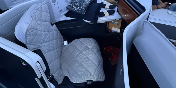 Flygsäte i business class